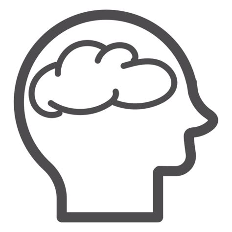 Head With Brain Stroke Icon Transparent Png And Svg Vector File