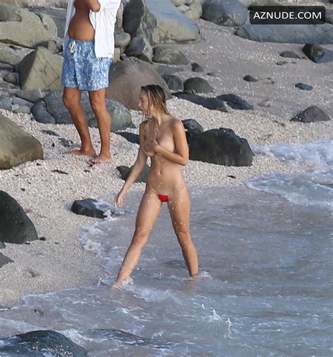 Alexis Ren Heats Up The Beach In St Barth AZNude