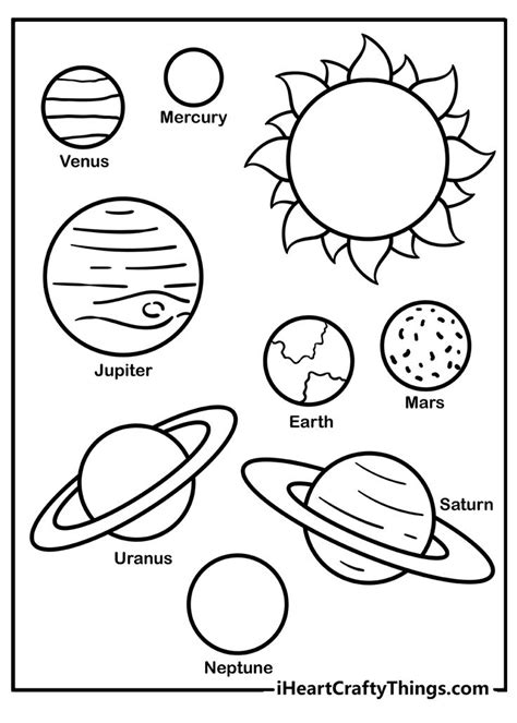 Solar System Coloring Pages Solar System Coloring Pages Solar System