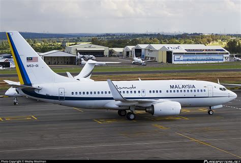 M53 01 Royal Malaysian Air Force Boeing 737 7h6wl Bbj Photo By Wesley