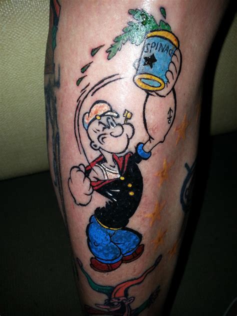 popeye tattoos designs ideas and meaning tattoos for you