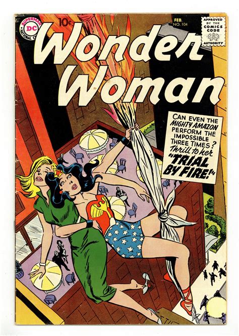 wonder woman 1942 1st series dc 104 vg 4 5