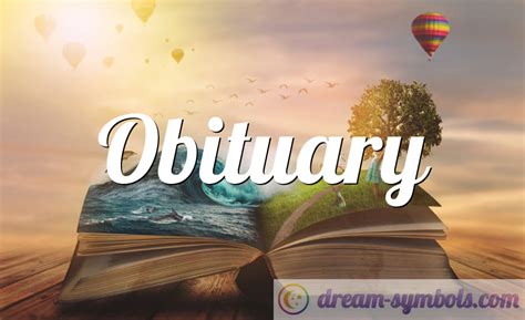 Obituary Dream Meaning And Interpretation