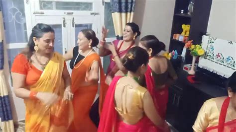 Nepali Teej Dance Masti 023 Youtube
