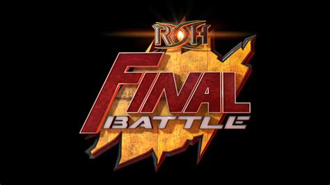 Updated Card For Roh Final Battle