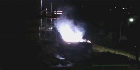 Dramatic Video Of Last Nights Sub Station Fire Isle Of Wight News