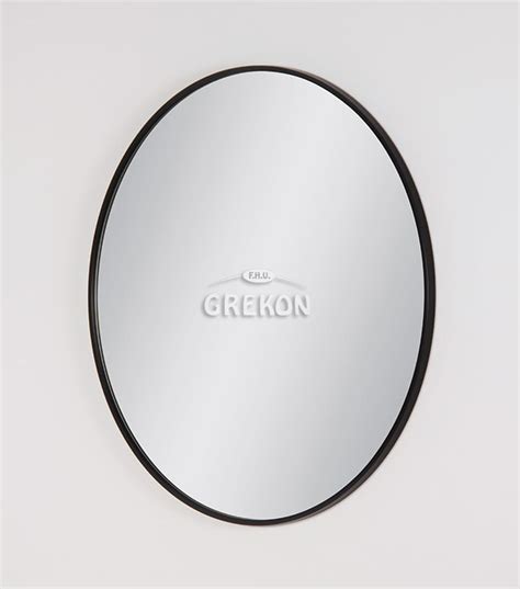 lustro łazienkowe okrągłe w czarnej ramie aluminiowej 80cm aluc lo80 grekon producent
