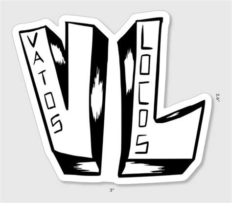 Vato Locos Graffiti Sticker Tactical Outfitters