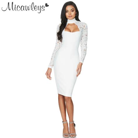 Aliexpress Com Buy Micawleys Sexy Women Dress White Black Lace Hollow