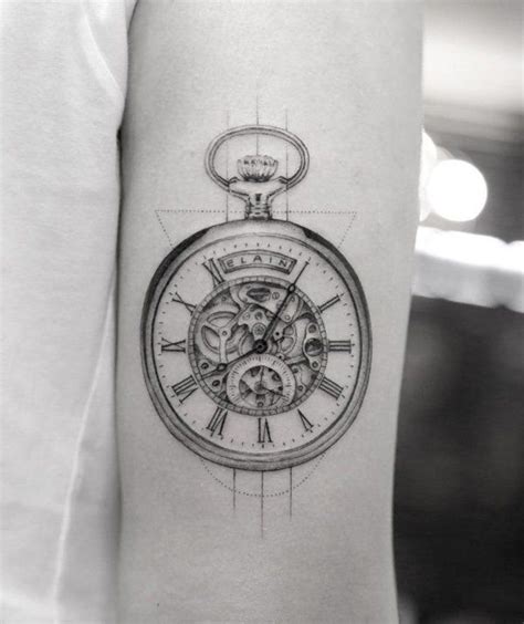100 Awesome Watch Tattoo Designs Art And Design Pocket Watch