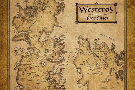Westeros Map Game Of Thrones Maps Hd Wallpaper Pxfuel