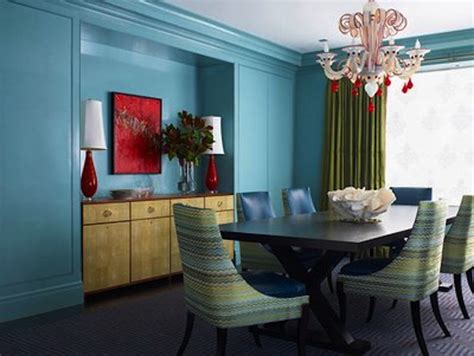 Color Scheme Turquoise And Red Eclectic Living Home