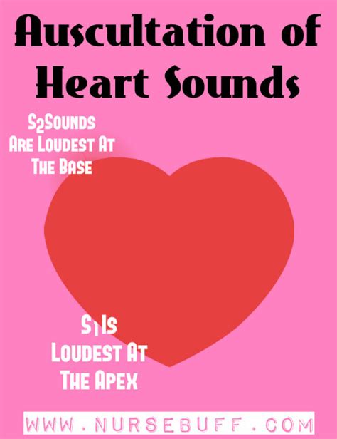 When listening for abnormalities, auscultate in these areas also, did you know that the s1 and s2 heart sounds are not actually the sound of the valves closing, but the sound of turbulent blood flow hitting the valves. Nursing Mnemonics & Tricks (Assessment and Nursing Skills ...