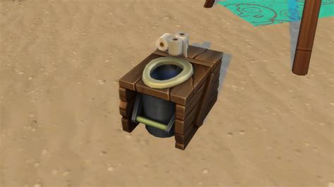 Rustic Wooden Toilet Updated Eco Lifestyle Serinion Studio Sims 4