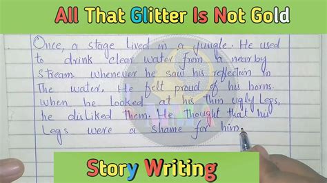 Story All That Glitters Is Not Gold How To Write Story All That