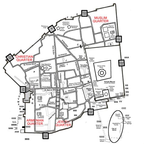 Solomons Walls Jerusalem 101 Jerusalem Temple Mount Jerusalem Map