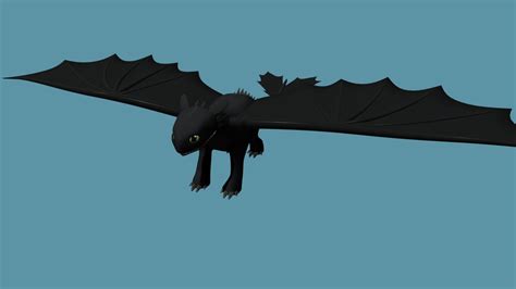 Toothless Httyd Face Flying