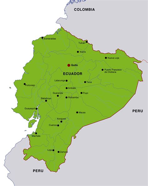 Эквадор на карте мира показать на русском языке фото и описание