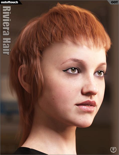 Riviera Hair For Genesis 3 And 8 Daz 3d