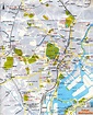 Carte de Tokyo au Japon avec des informations touristiques
