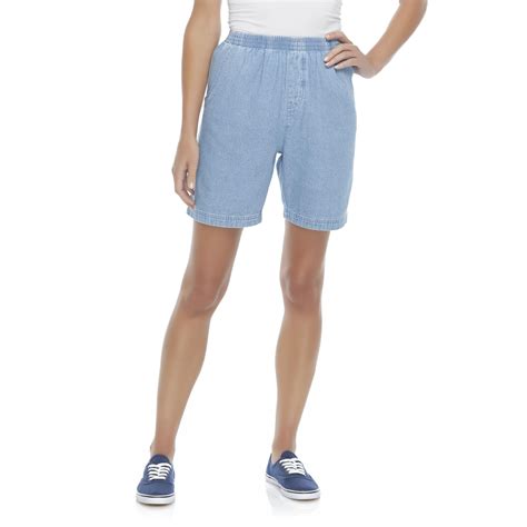 Basic Editions Womens Denim Shorts