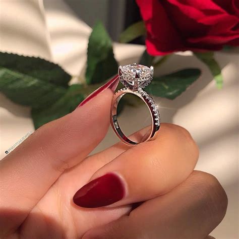 proposals and engagement rings on instagram “endless sparkle and shine with this perfect ring