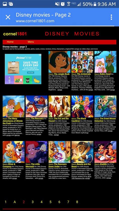 Cornel1801.com/disney/movies.html Stream all the old disney movies for free! | Disney movies ...