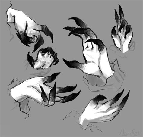 Some Practice Hand Sketches Originally Started Out As Practice For