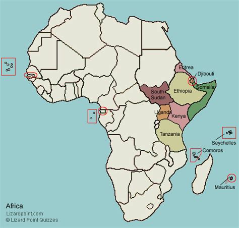 Map Of East African Countries World Map