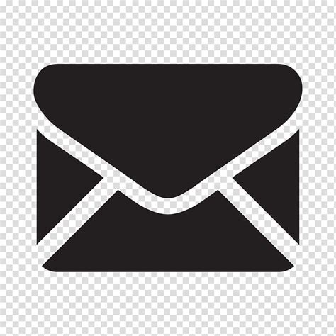 Email Icon Black Background