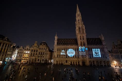 Earth Hour At The Grand Place City Of Brussels