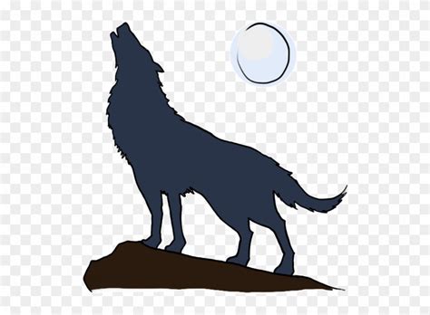 Howling Wolf Silhouette Clipart Best Kulturaupice