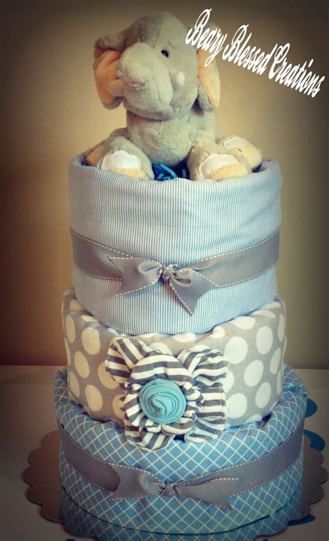 I've always been curious to know how they are made, so thanks for writing up such a detailed tutorial on it! Baby Elephant Three Tier Diaper Cake, Baby Shower Gift ...