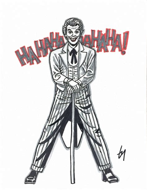 The Joker Cesar Romero Ty Templeton In D Ds Joker Comic Art