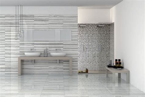 Fliesen aus marmor für die stilvolle gestaltung. keramik bad-fliesen-marmor-optik-weiss-grau | Salle de ...