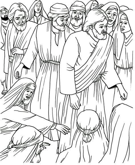 17 Miracles Of Jesus Coloring Pages Printable Coloring Pages