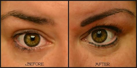 Before And After Pictures Eyes Permanent Makeup Wavy Haircut