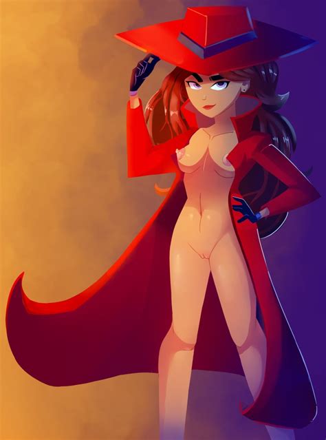Rule 34 Breasts Carmen Sandiego Carmen Sandiego 2019 Casual Coat Confident Fedora Female