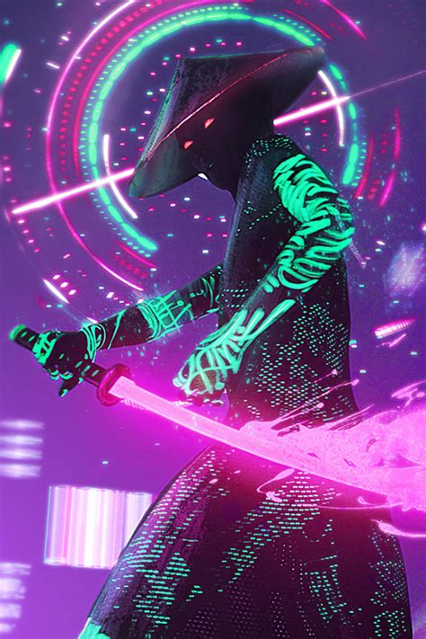 24 Neon Anime Cyberpunk Wallpaper 