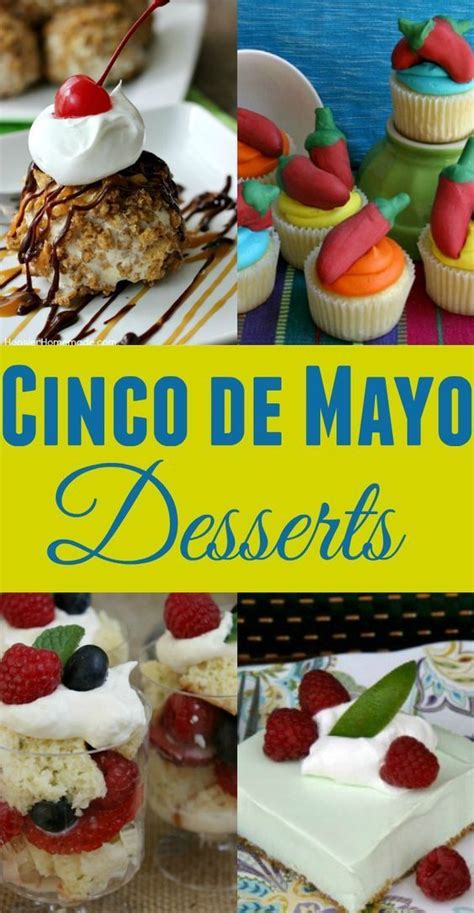 Cinco de mayo desserts are a big hit served at spring and summer parties! 17 Best images about Recipes: Cinco De Mayo and Mexican Food Recipes on Pinterest | Pork ...