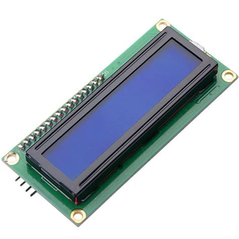 I2c 16x2 Arduino Lcd Display Module White On Blue 5v 1602a