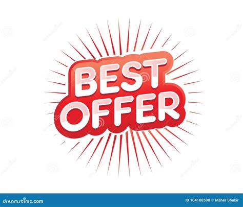Best Offer Stock Vector Illustration Of Retail Graphic 104108598
