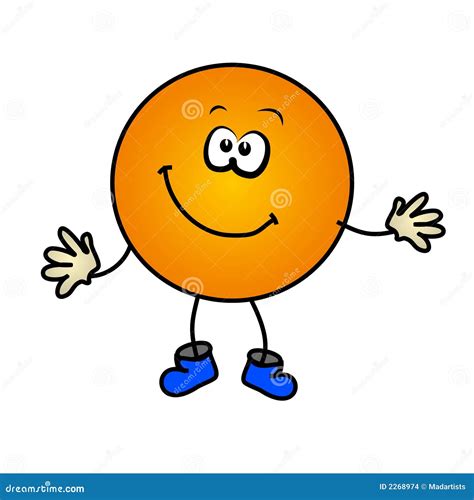 Happy Cartoon Smiley Face Stock Images Image 2268974