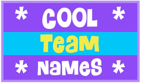 Cool Team Names To Make Your Group Stand Out Best Team Names Fun