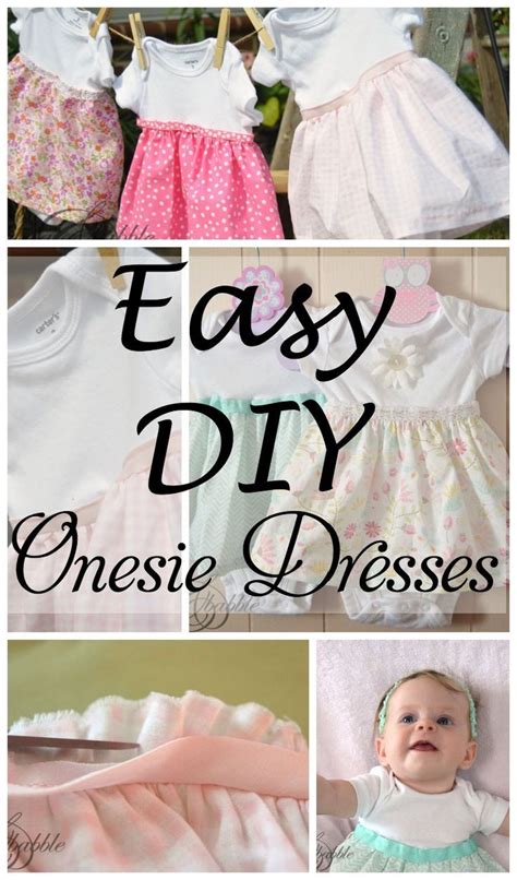 Easy Sew Onesie Dresses Would Be A Great Project