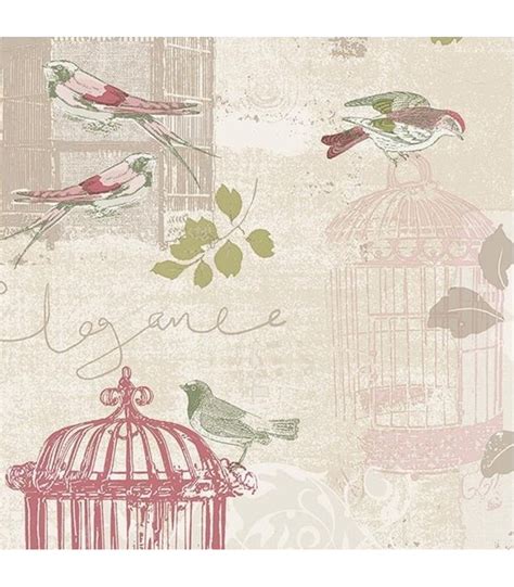 Ke29947 Creative Kitchens Wallpaper By Norwall Bird Cages