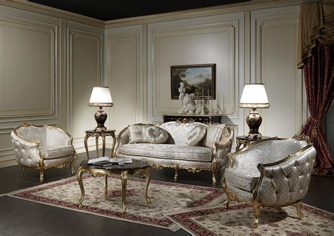Classic Living Room Made In Italy Venezia Vimercati Classic Furniture