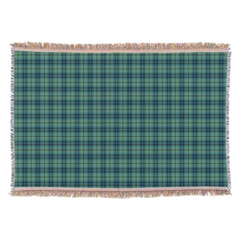 Clan Keith Light Green Ancient Scottish Tartan Throw Blanket Zazzle
