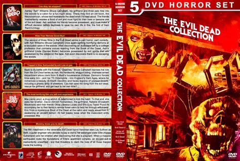 The Evil Dead Collection R1 Custom Dvd Cover Dvdcovercom