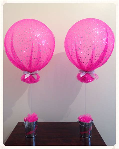 Tulle Balloon Centrepieces Created By Uk Balloon